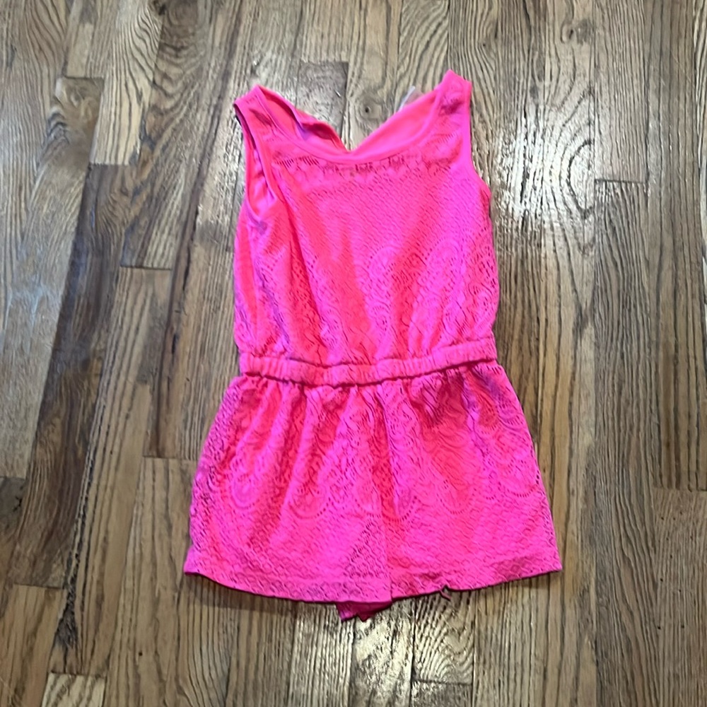 pink swim cover up the brand is Bobbie brooks and it's a L 10/12 for girls